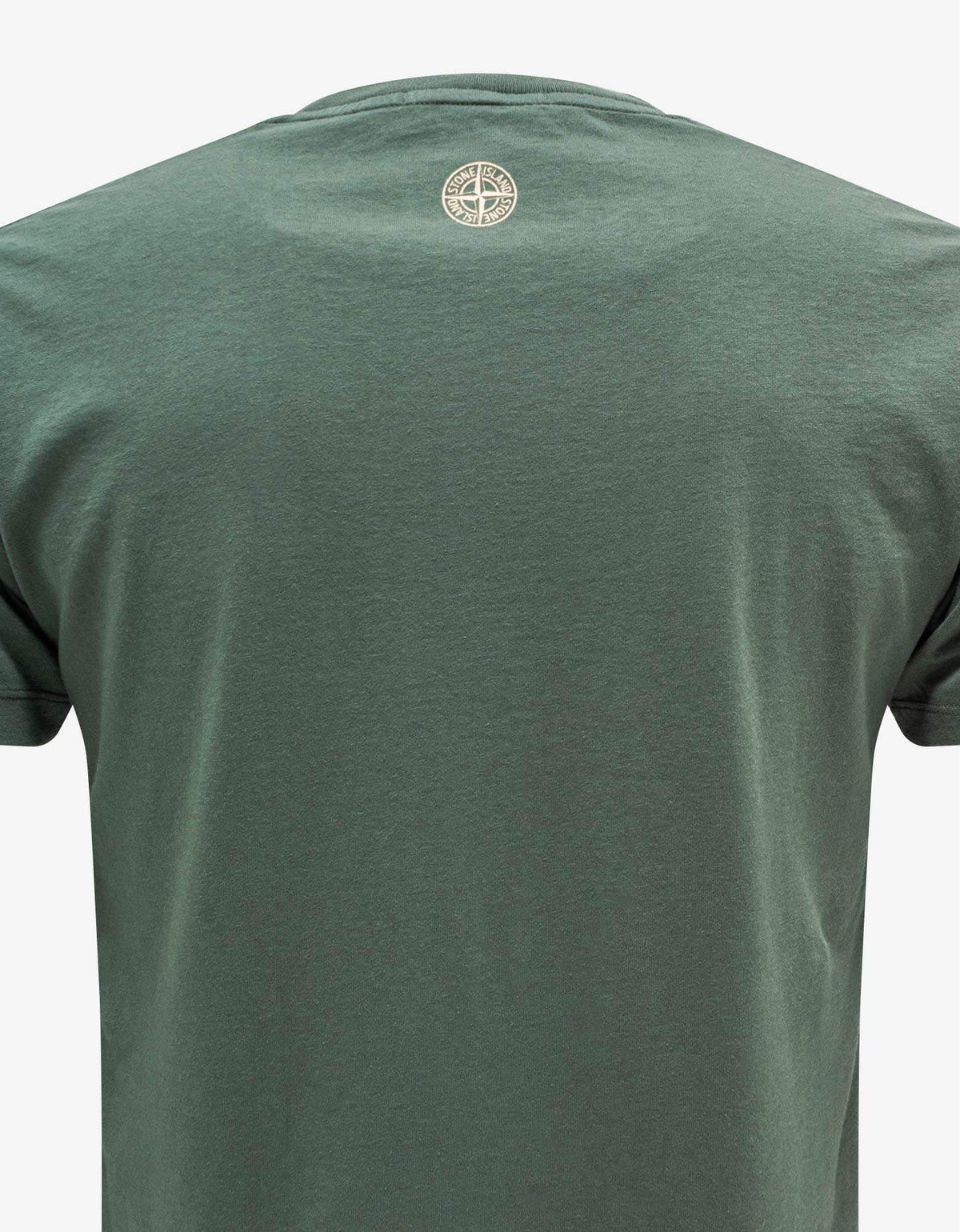 Stone Island Green Broken Logo T-Shirt