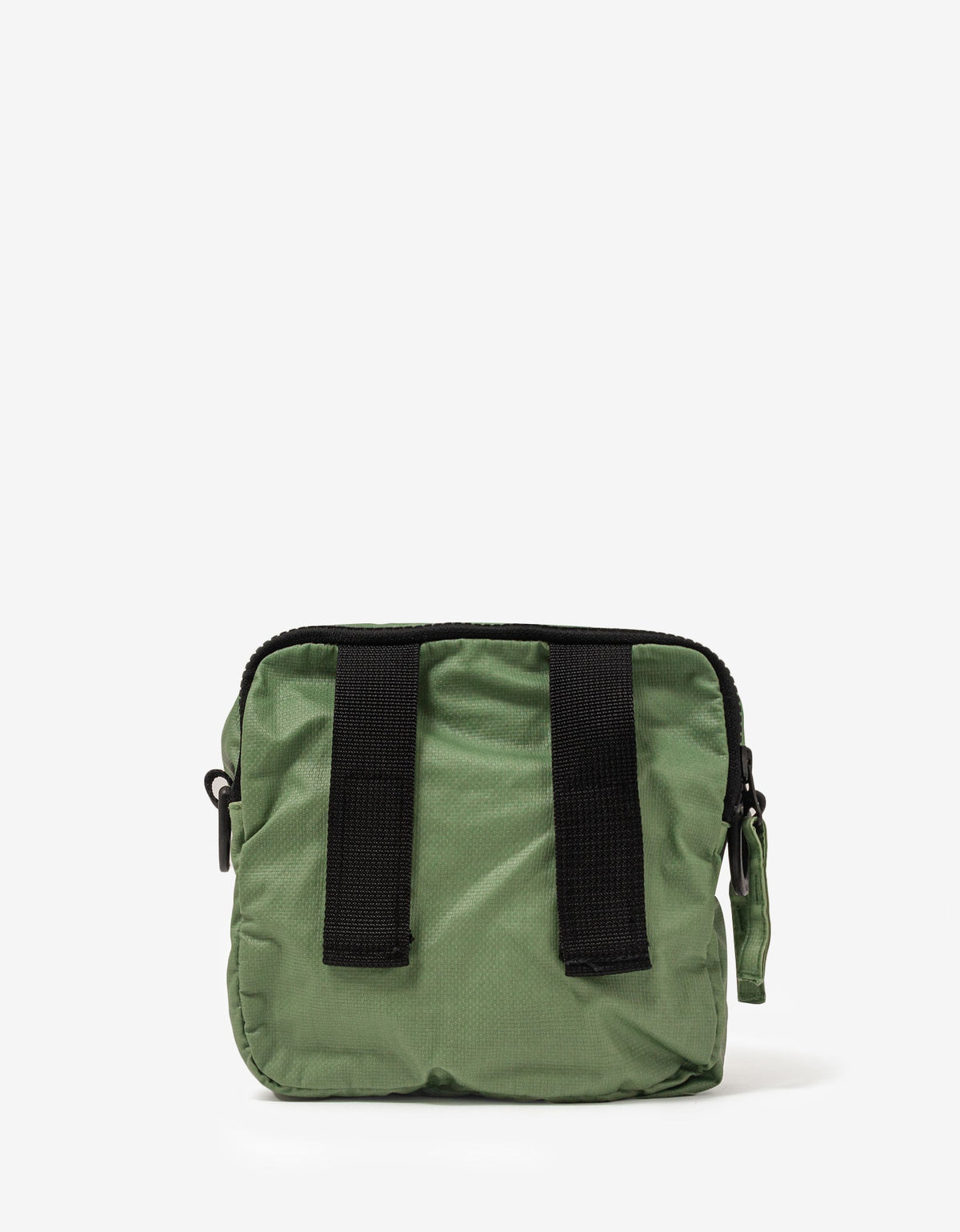 Stone Island Green Mussola Gommata-TC Canvas Pouch Bag