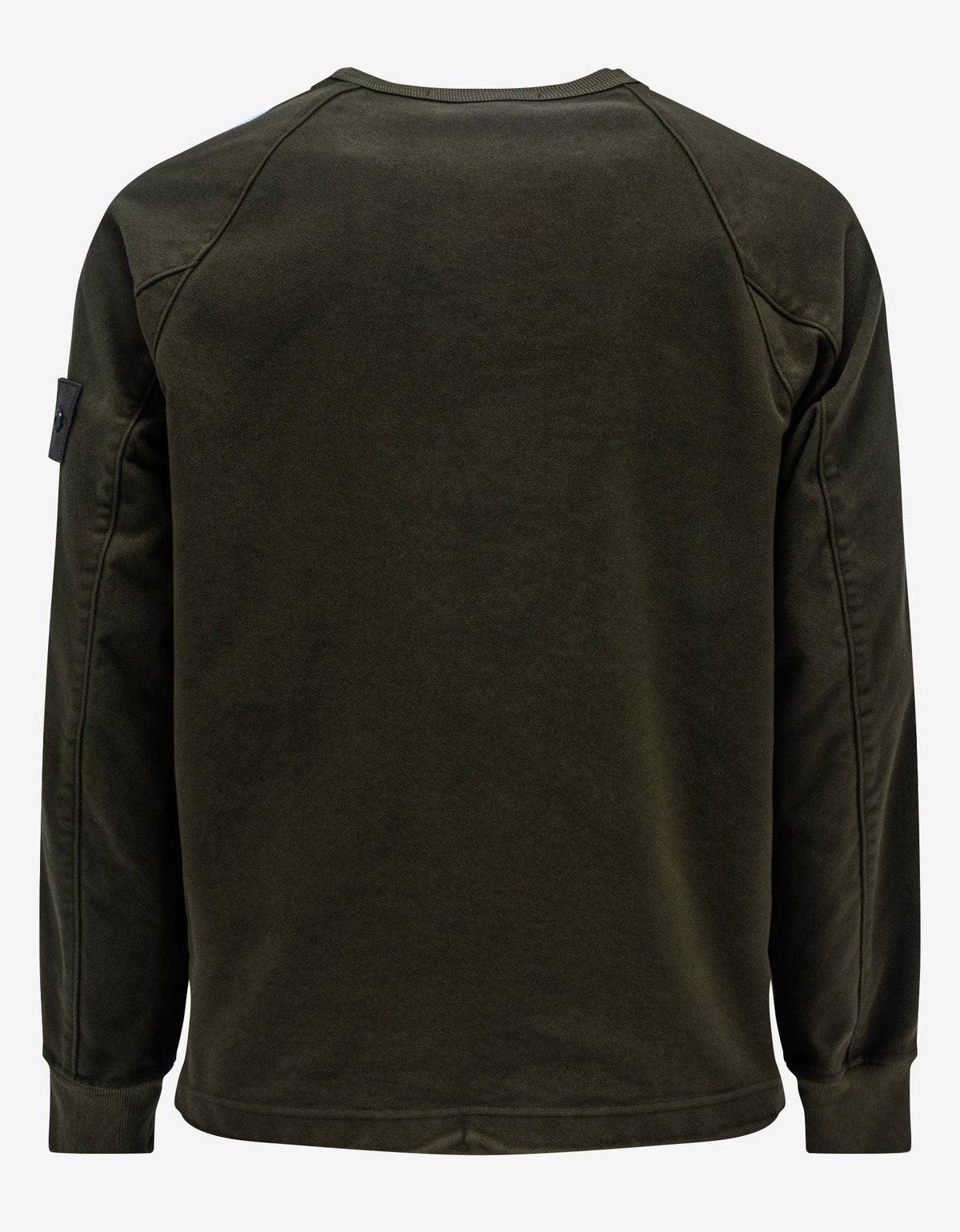 Stone Island Green Nylon-Blend Sweatshirt