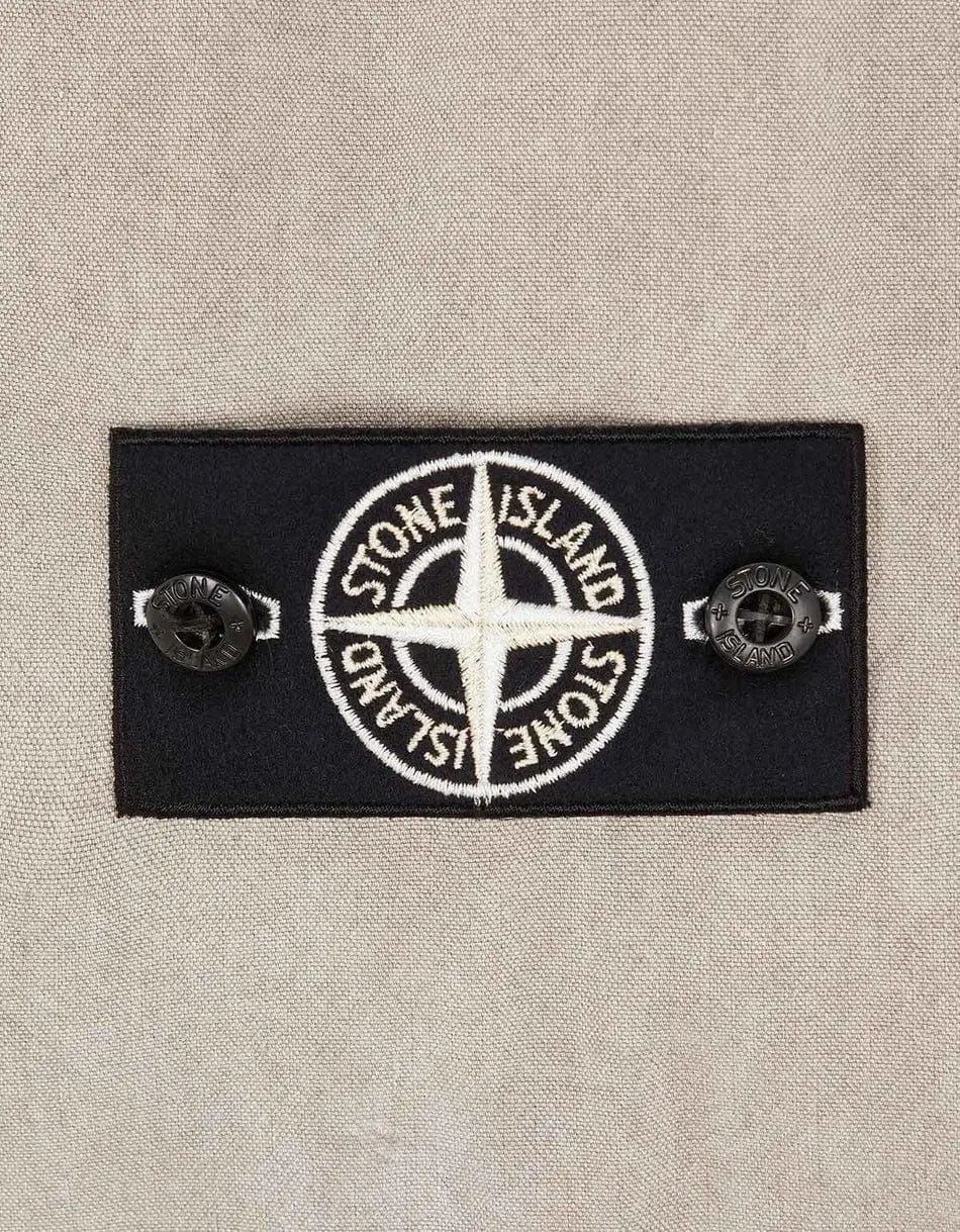 Stone Island Grey Closed Loop Panama Tinto Terra Jacket