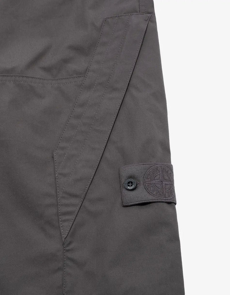 Stone Island Grey Ghost Piece Cargo Trousers