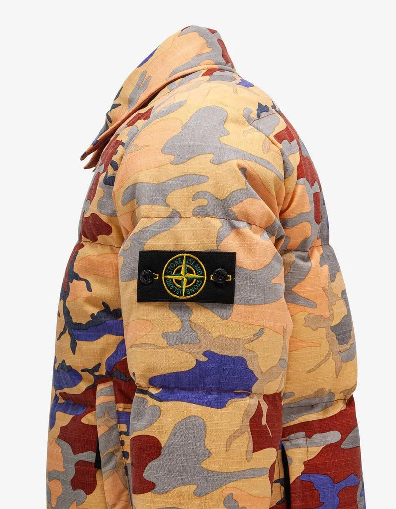 Stone Island Heritage Camo Ripstop Nylon Down Jacket