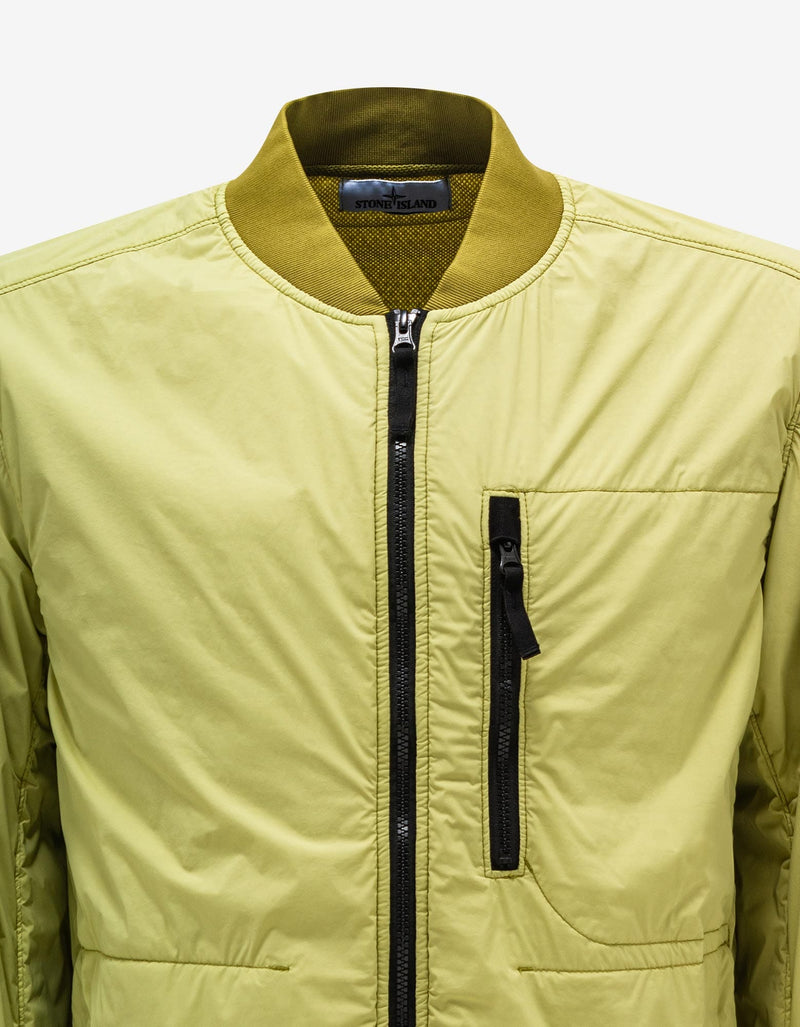 Stone Island Light Green Skin Touch Nylon-TC Bomber Jacket