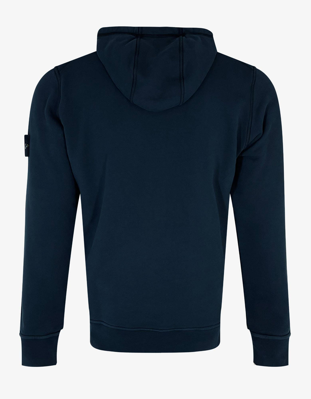 Stone Island Navy Blue Compass Logo Hoodie