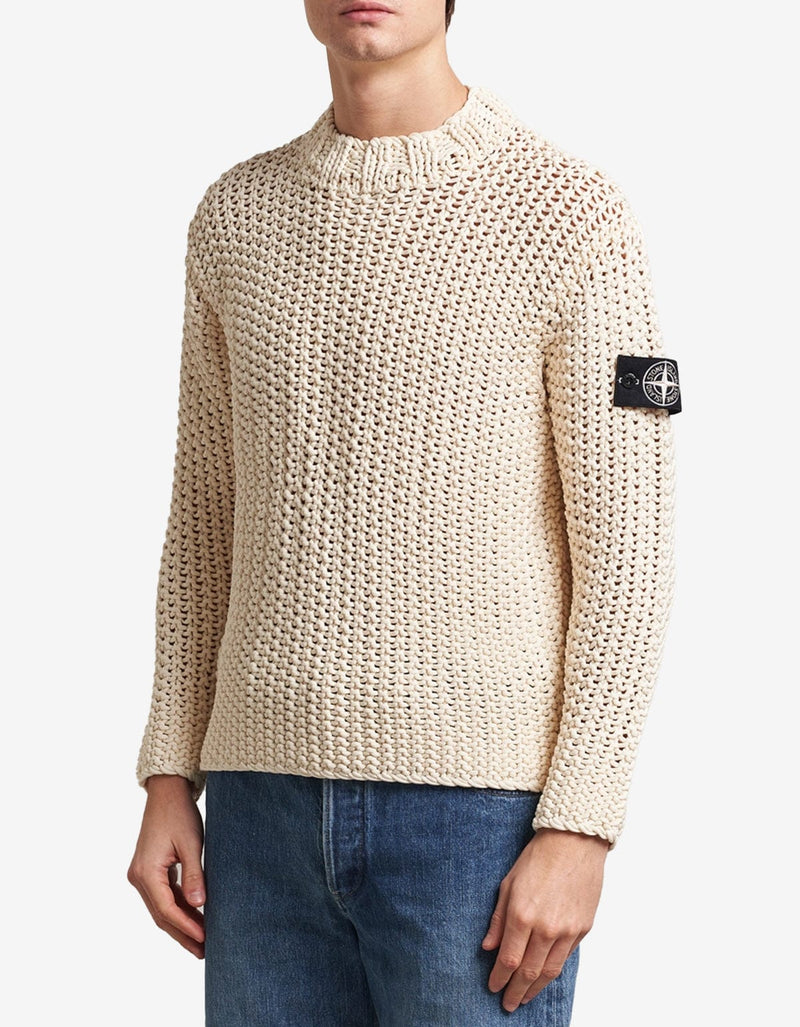 Stone Island Off White UV Reactive Chain Stitch Sweater