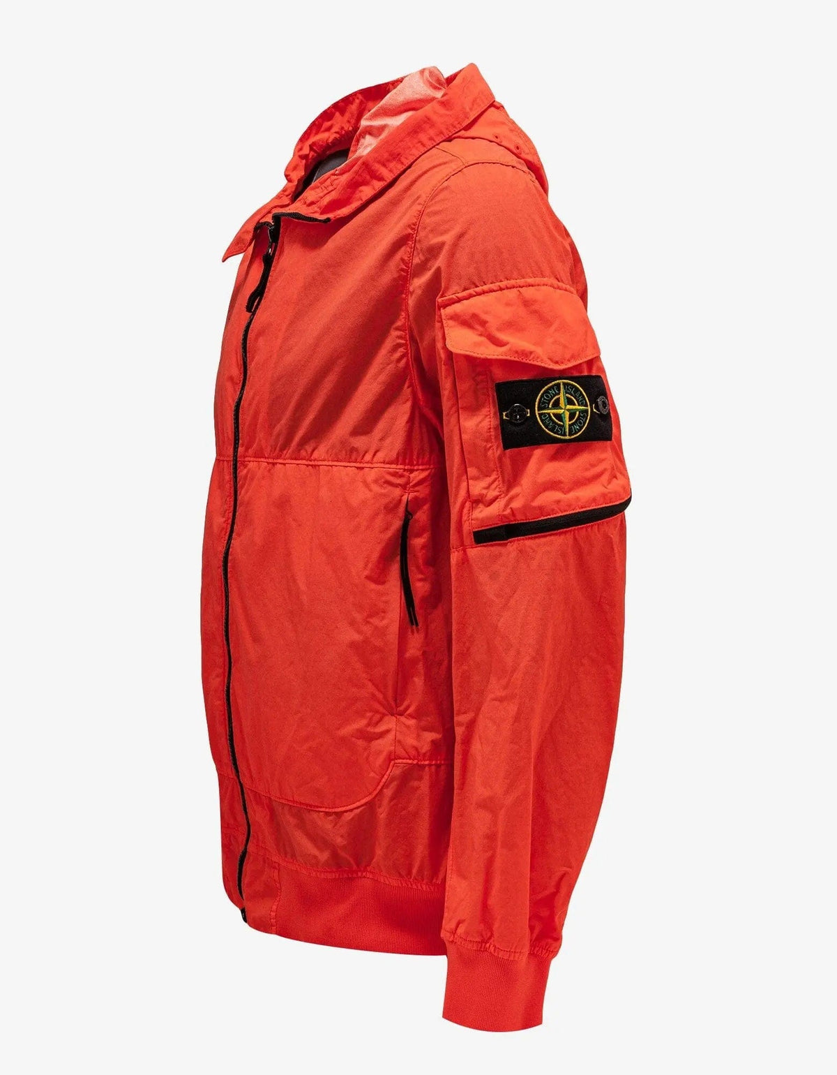 Stone Island Orange Naslan Light Watro Windbreaker Zoo Fashions