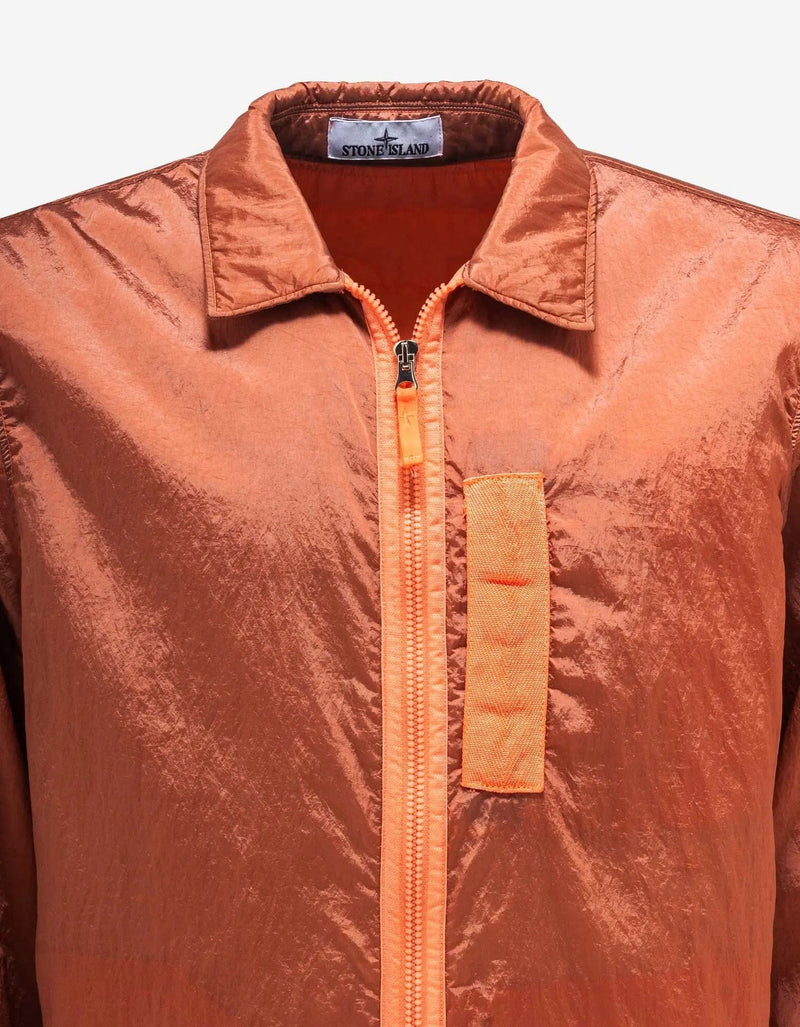 Stone Island Peach Nylon Metal Overshirt