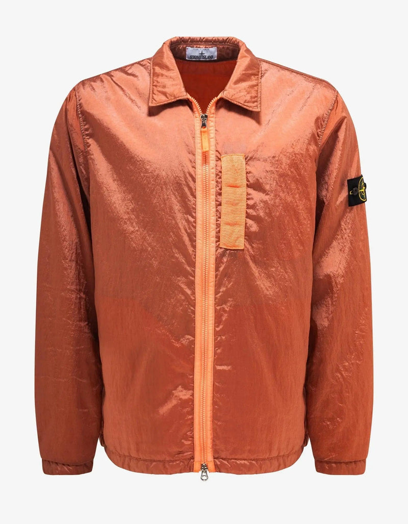 Stone Island Peach Nylon Metal Overshirt