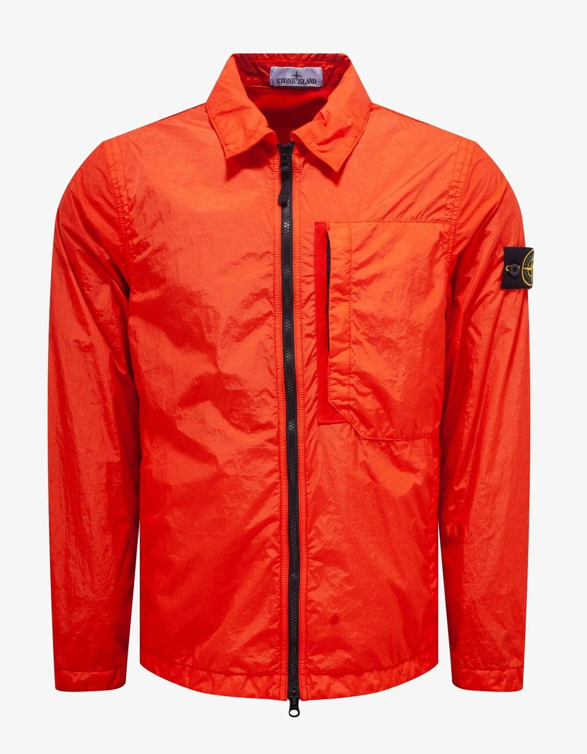 Red stone island overshirt online