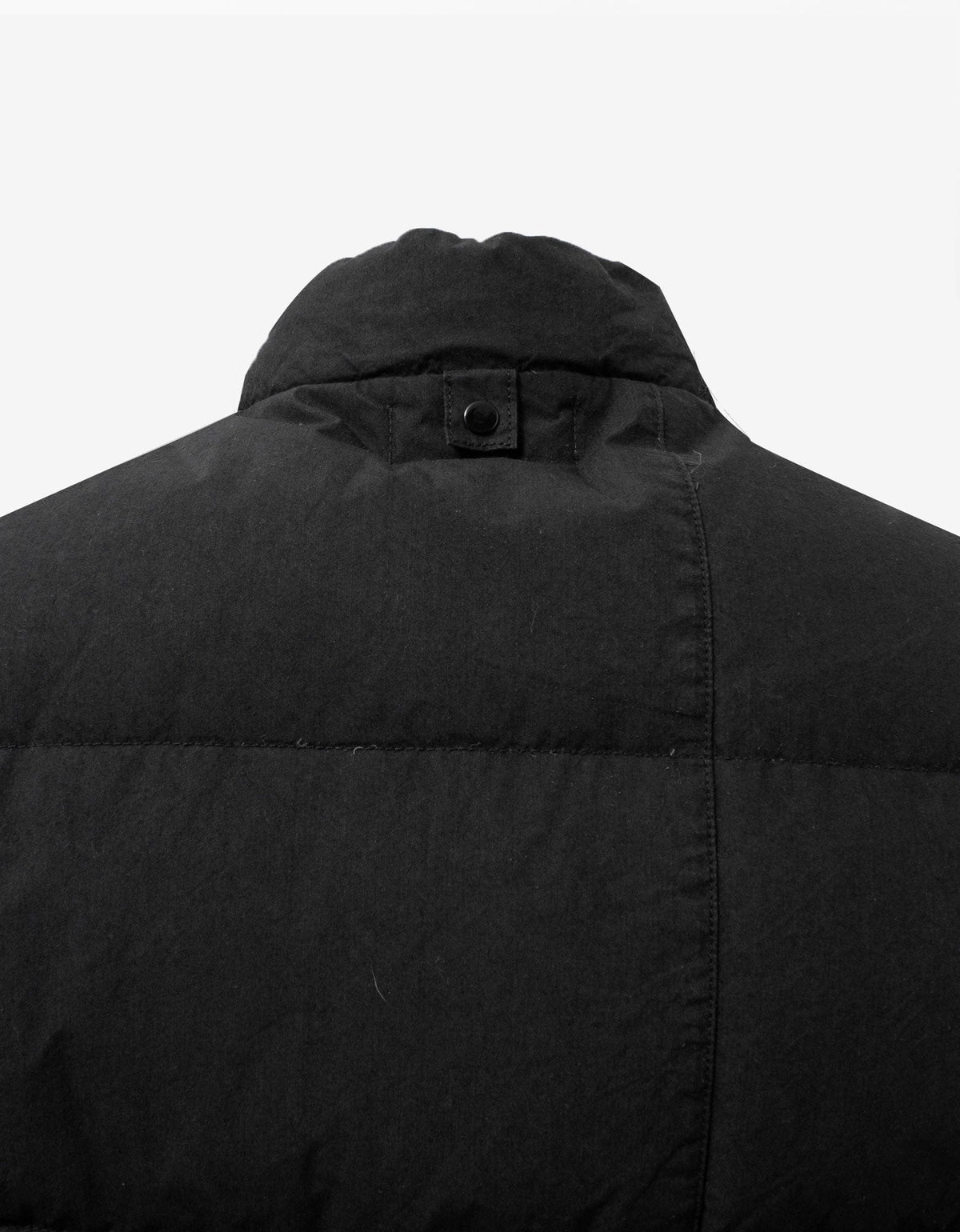 Stone Island Shadow Project Black Cotton-Nylon Poplin Down Jacket