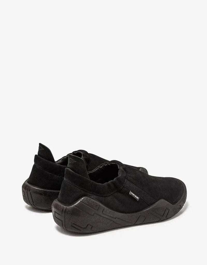 Stone Island Shadow Project Black Slip-on Suede Trainers