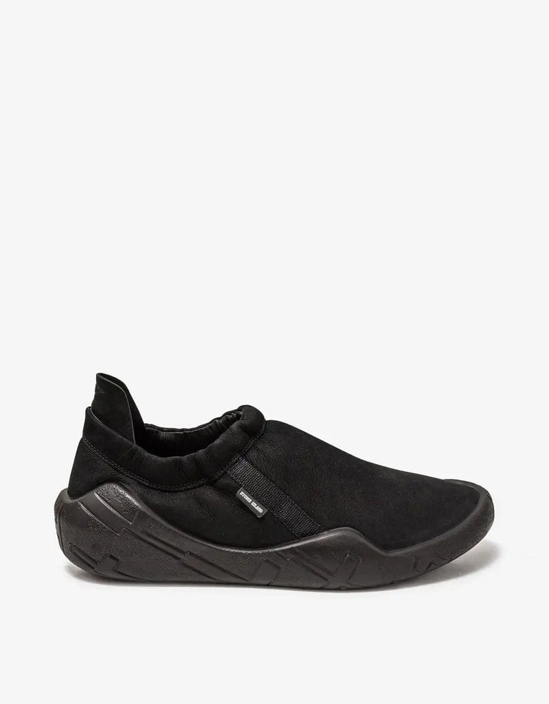 Stone Island Shadow Project Black Slip-on Suede Trainers