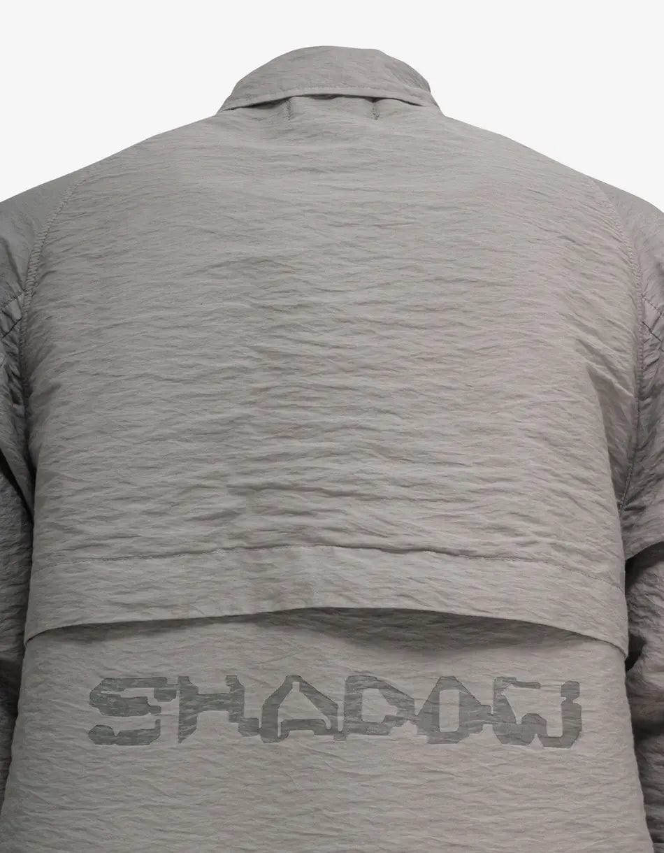 Stone Island Shadow Project Grey Overshirt Double Face CO/NY Monofilament