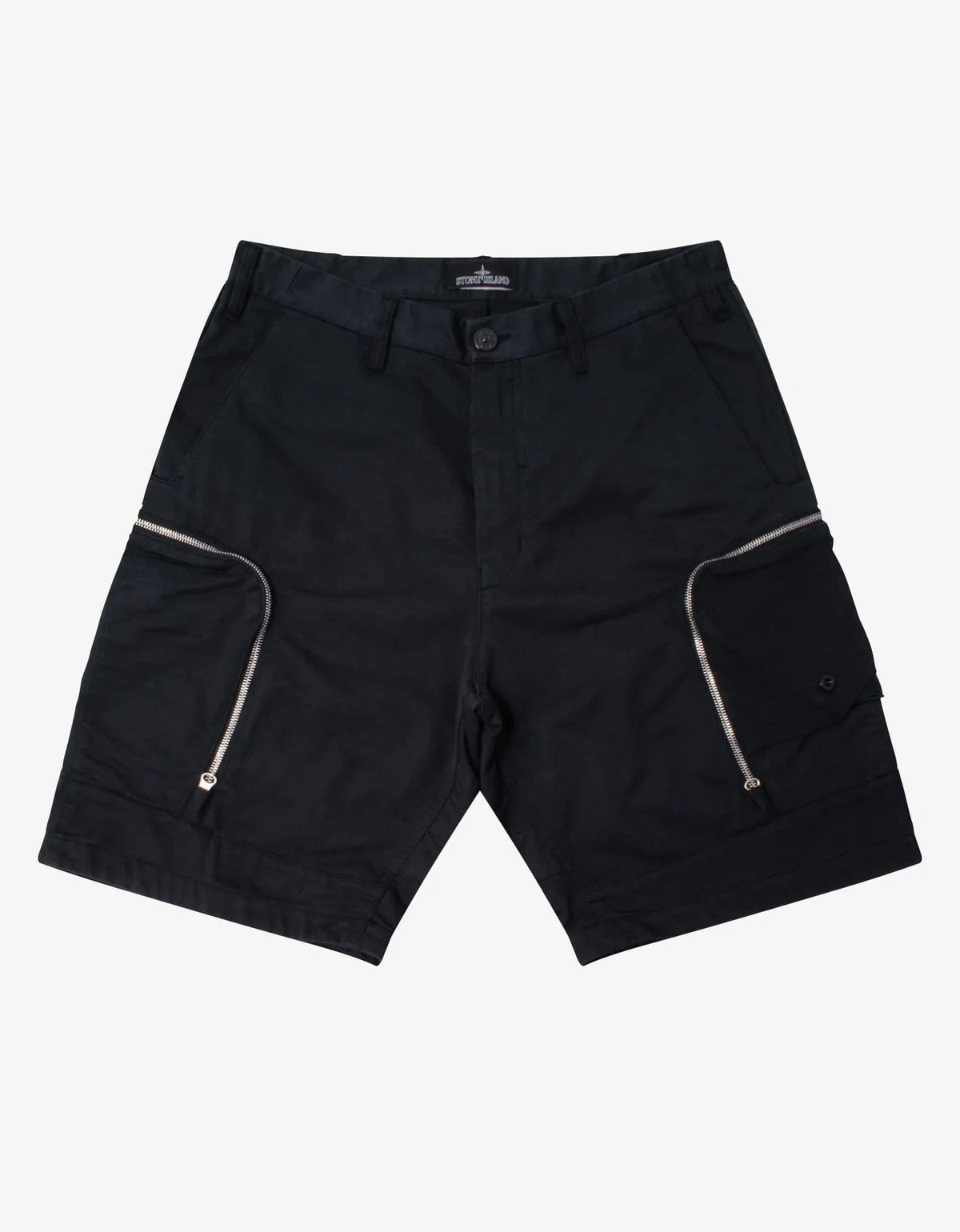 Stone Island Shadow Project Stone Island Shadow Project Black Bermuda Cargo Shorts