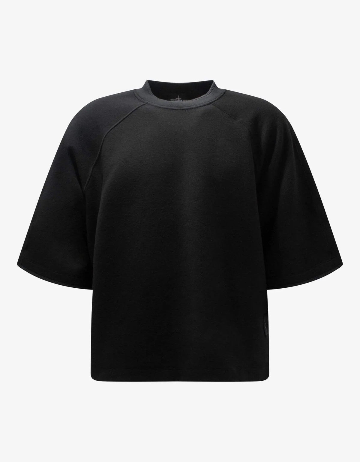 Stone Island Shadow Project Stone Island Shadow Project Black Short Sleeve Sweatshirt