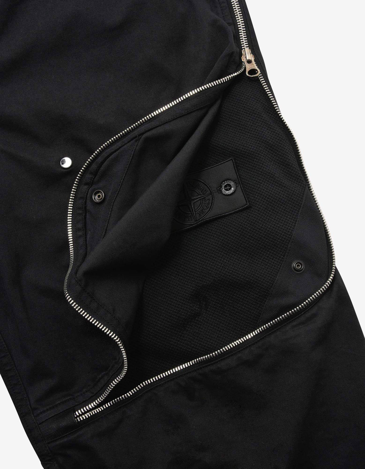 Stone Island Shadow Project Stone Island Shadow Project Black Vented Panel Trousers