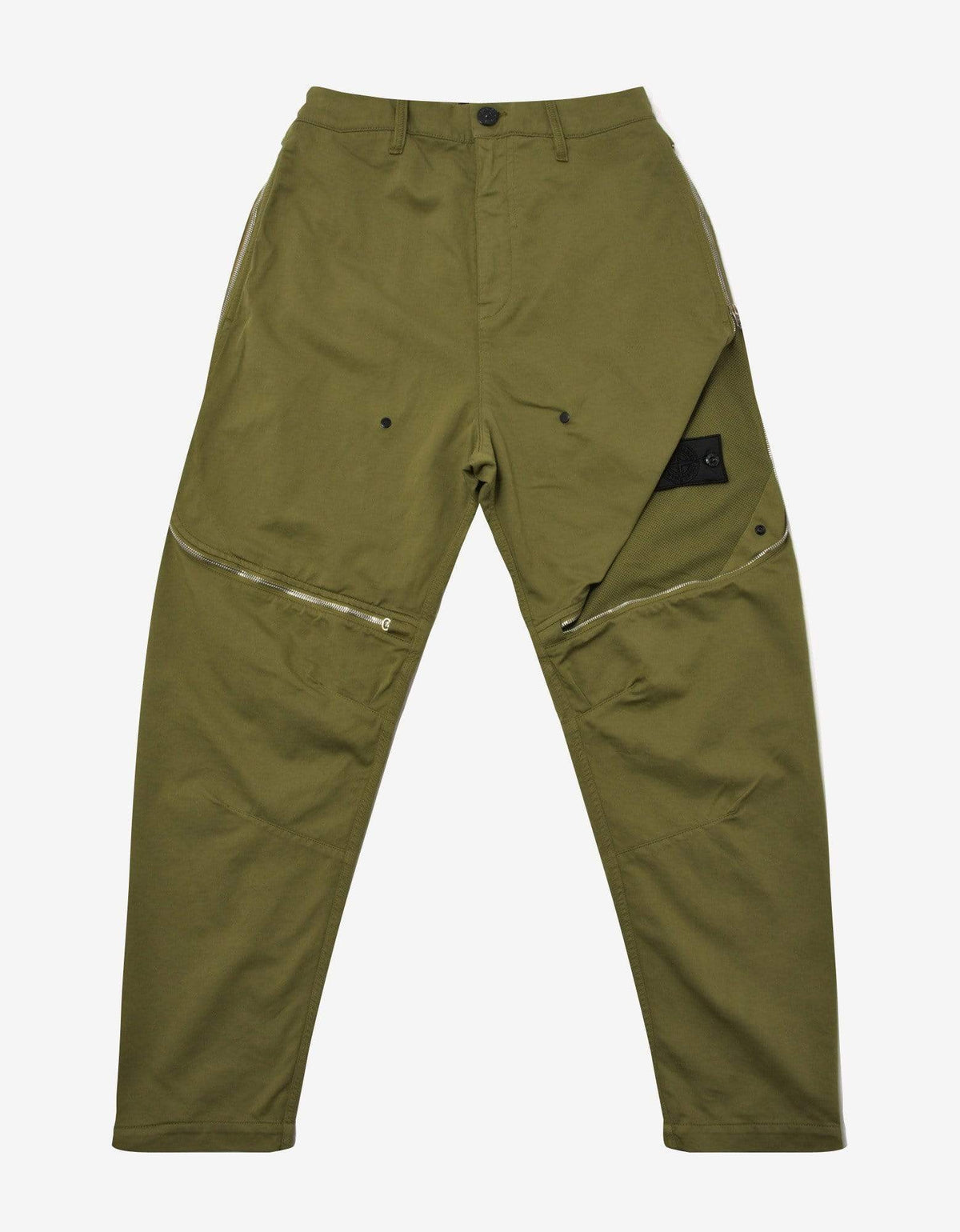 Stone Island Shadow Project Stone Island Shadow Project Green Vented Panel Trousers