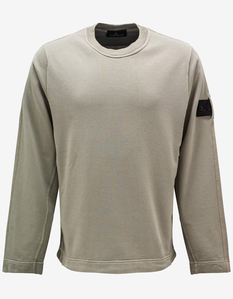 Stone Island Shadow Project Stone Island Shadow Project Sand Mesh Detail Sweatshirt