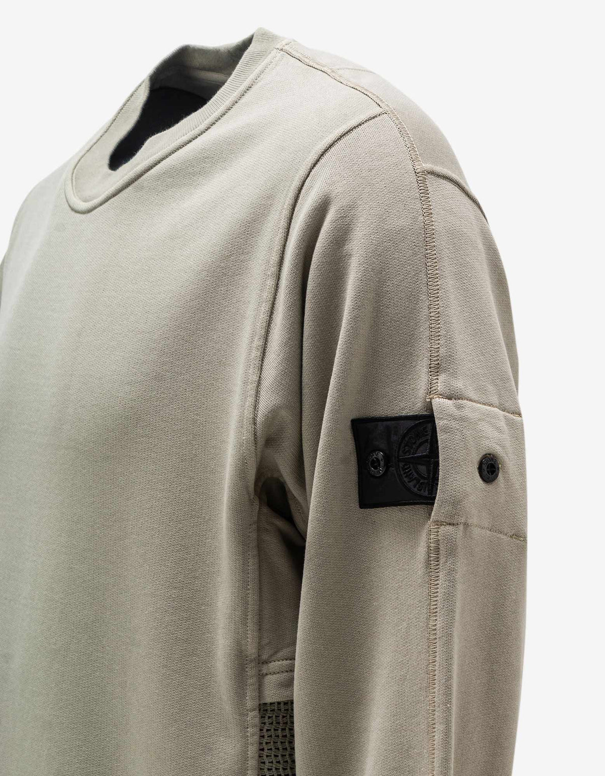 Stone Island Shadow Project Stone Island Shadow Project Sand Mesh Detail Sweatshirt