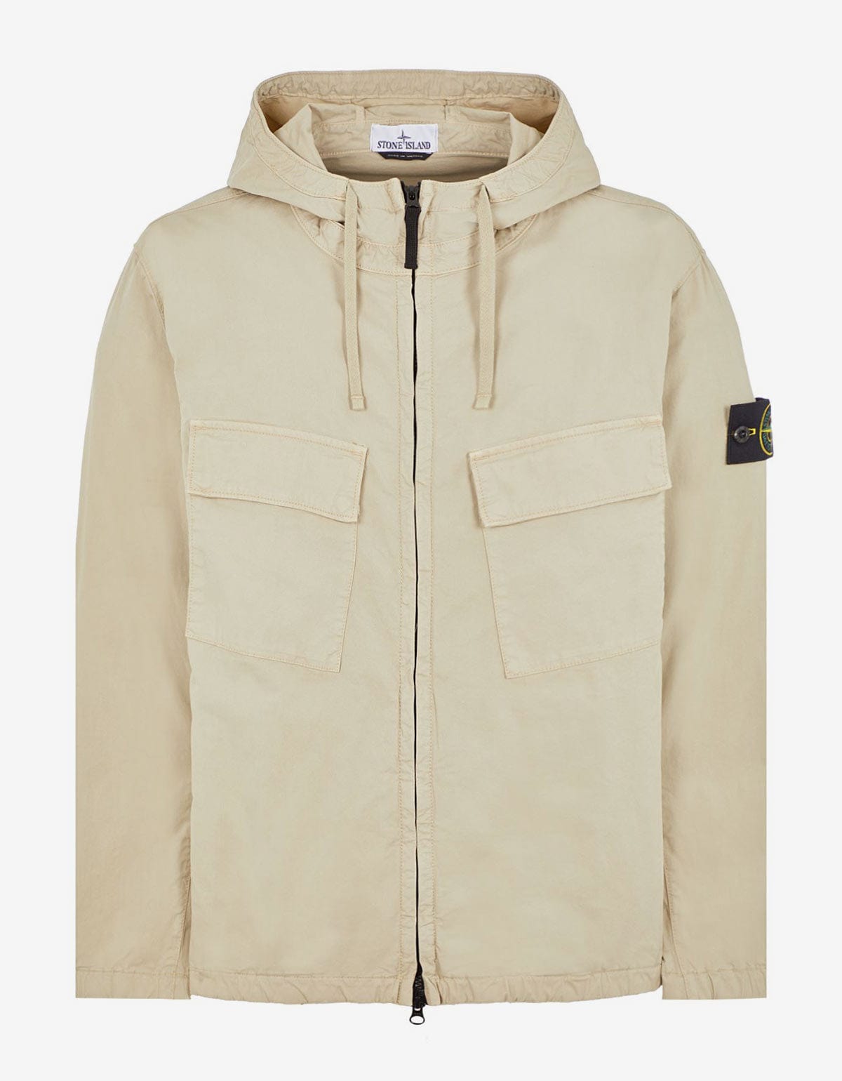 Stone island cream overshirt online