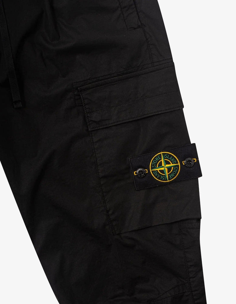 Stone Island Stone Island Black Cargo Trousers