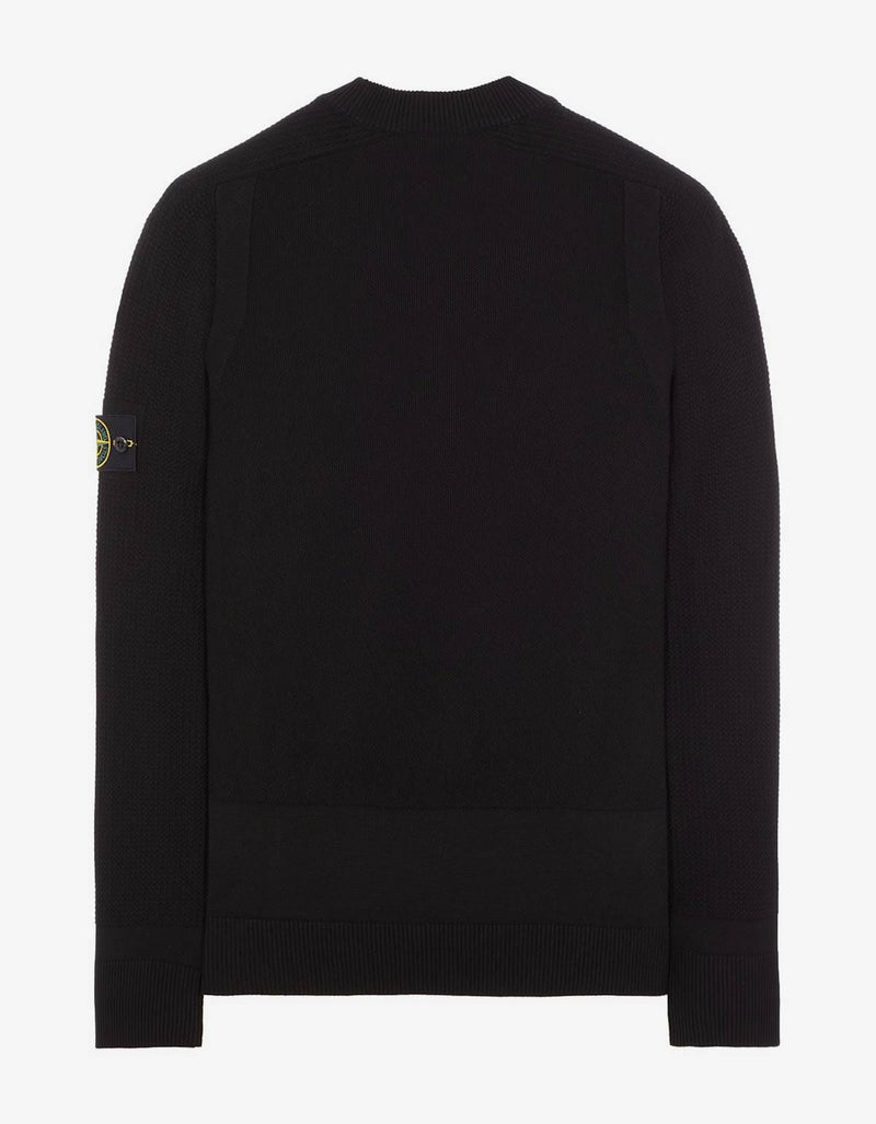 Stone Island Stone Island Black Crewneck Sweater