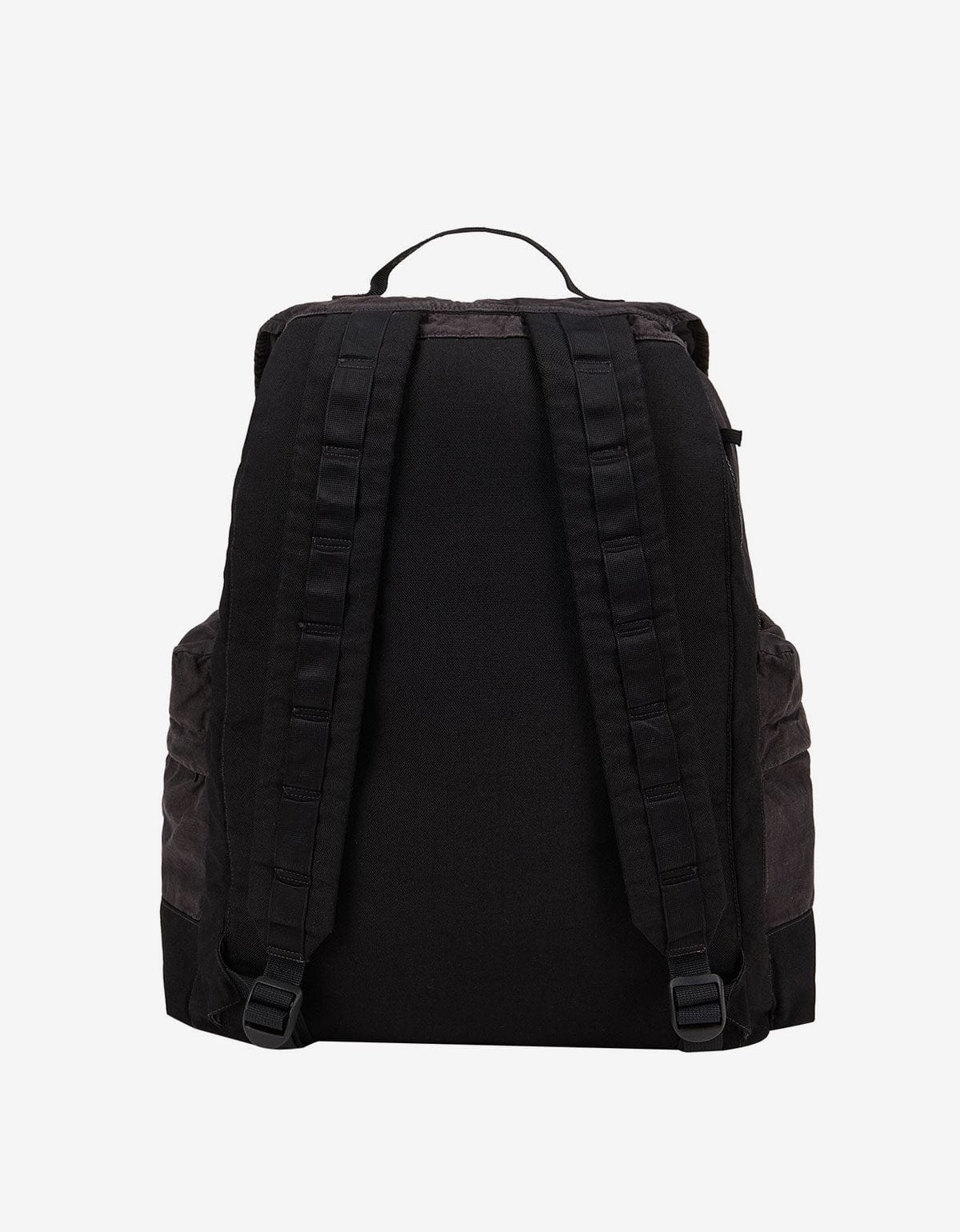 Stone Island Stone Island Black Lino Nylon Tela-TC Backpack