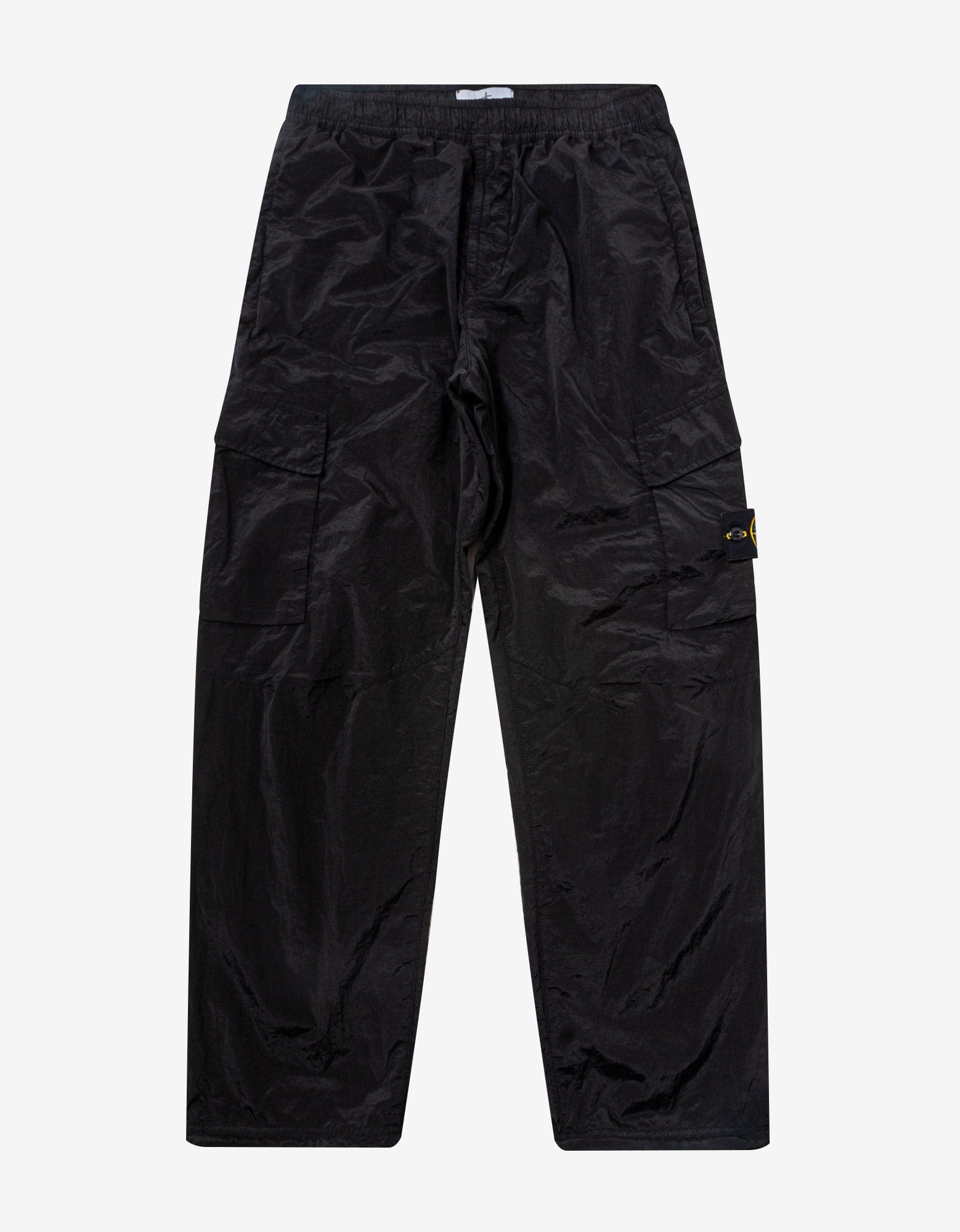 Stone Island Black Nylon Metal Garment Dyed Cargo Trousers – Zoo Fashions