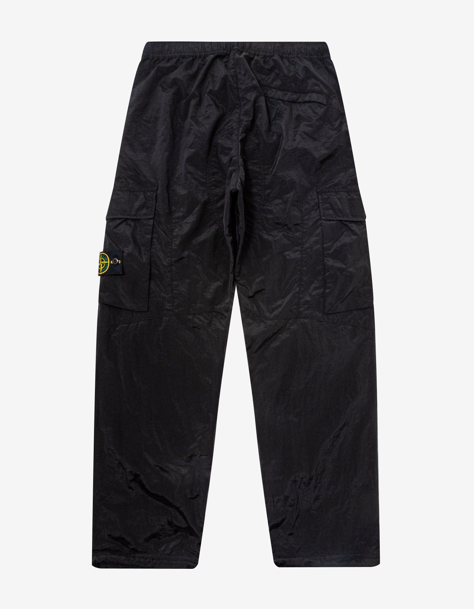 Stone Island Black Nylon Metal Garment Dyed Cargo Trousers – Zoo Fashions