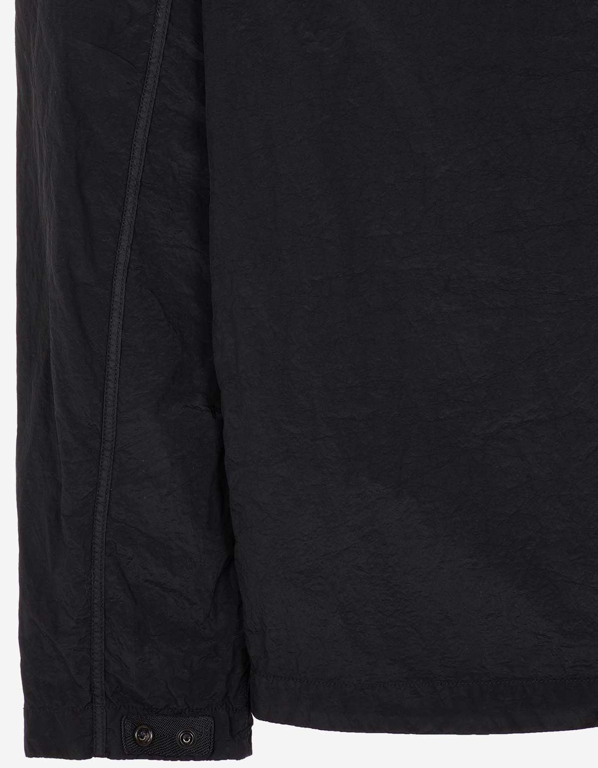 Stone Island Stone Island Black Nylon Metal Overshirt