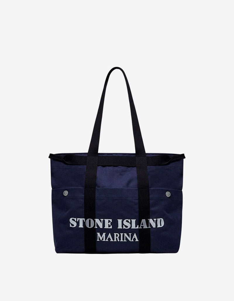 Stone Island Stone Island Blue Marina Beach Bag