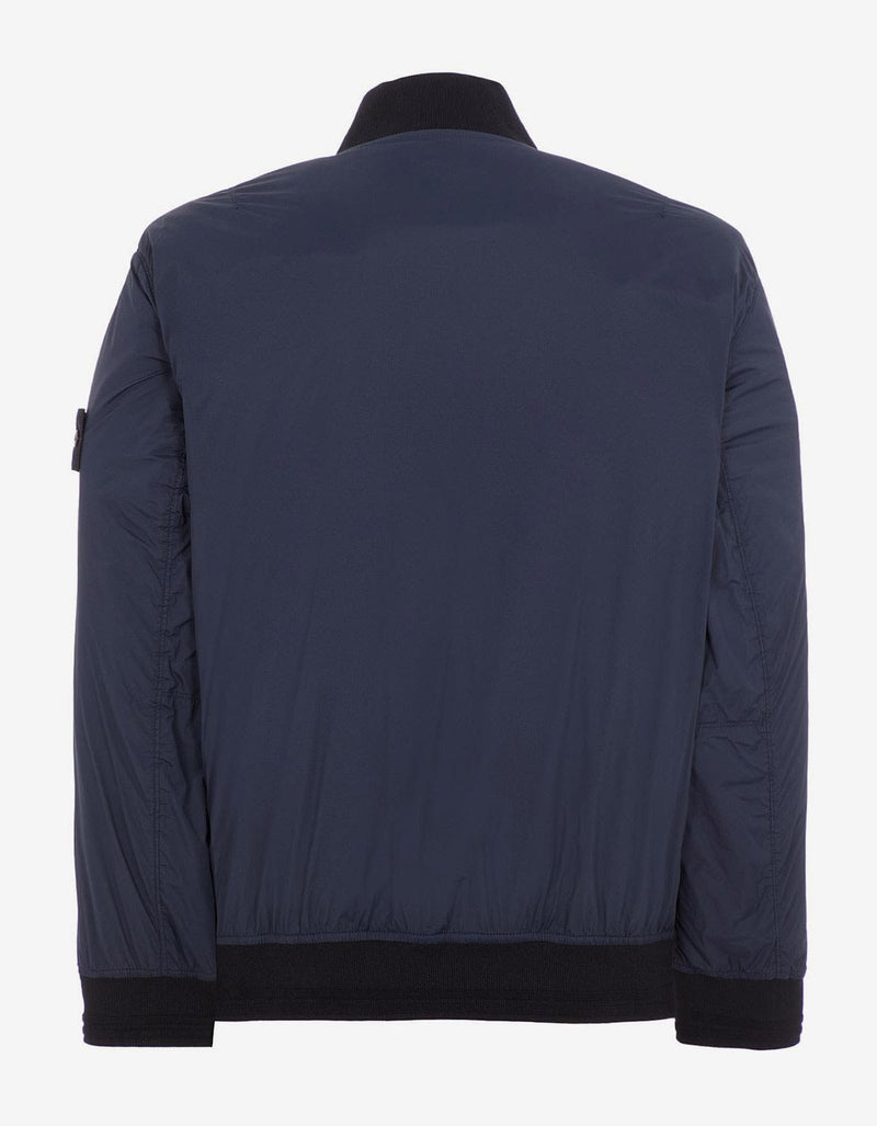 Stone Island Stone Island Blue Skin Touch Nylon-TC Bomber Jacket