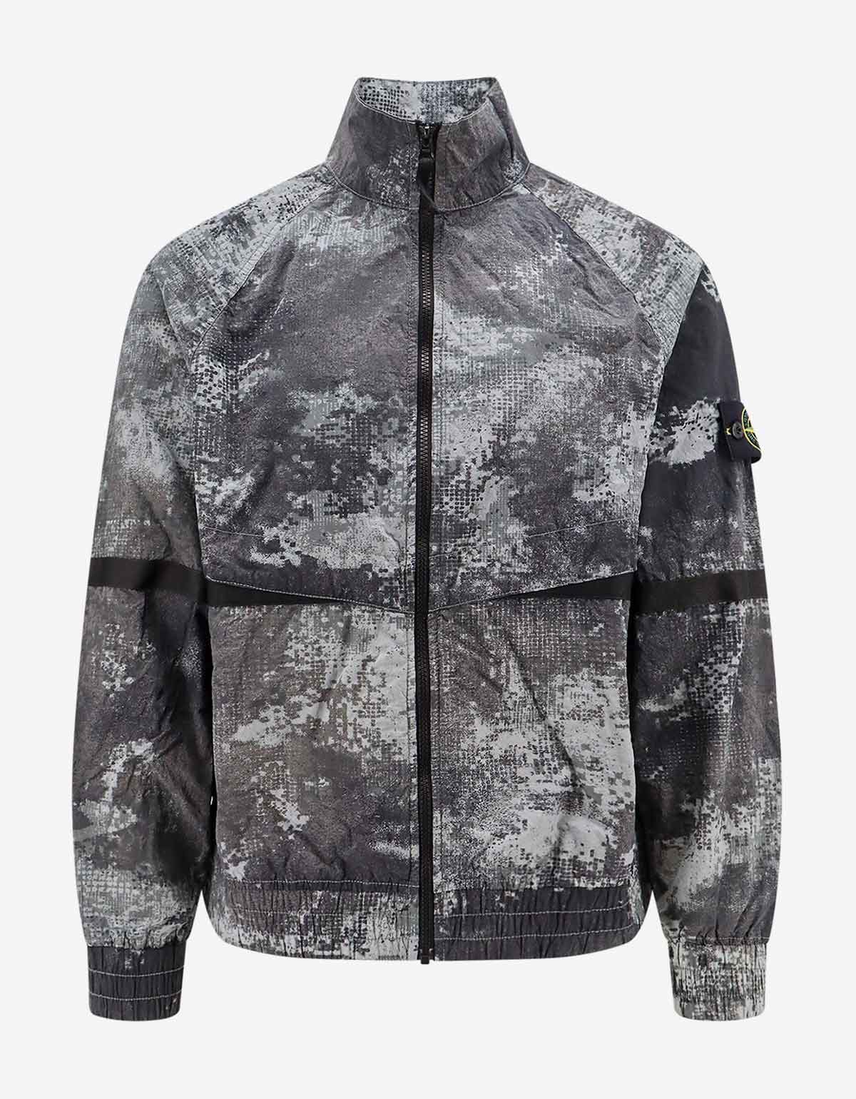 Stone Island Stone Island Grey Camo Mesh Jacket