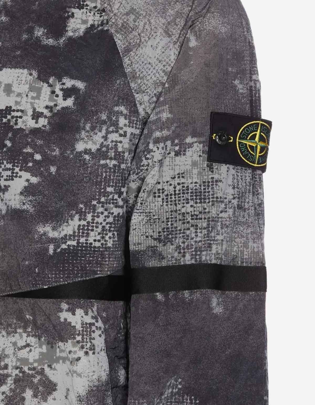 Stone Island Stone Island Grey Camo Mesh Jacket