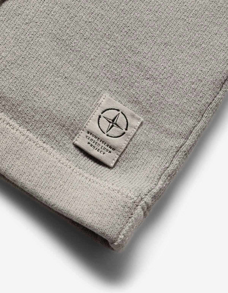 Stone Island Stone Island Grey Closed Loop Half-Zip Hoodie