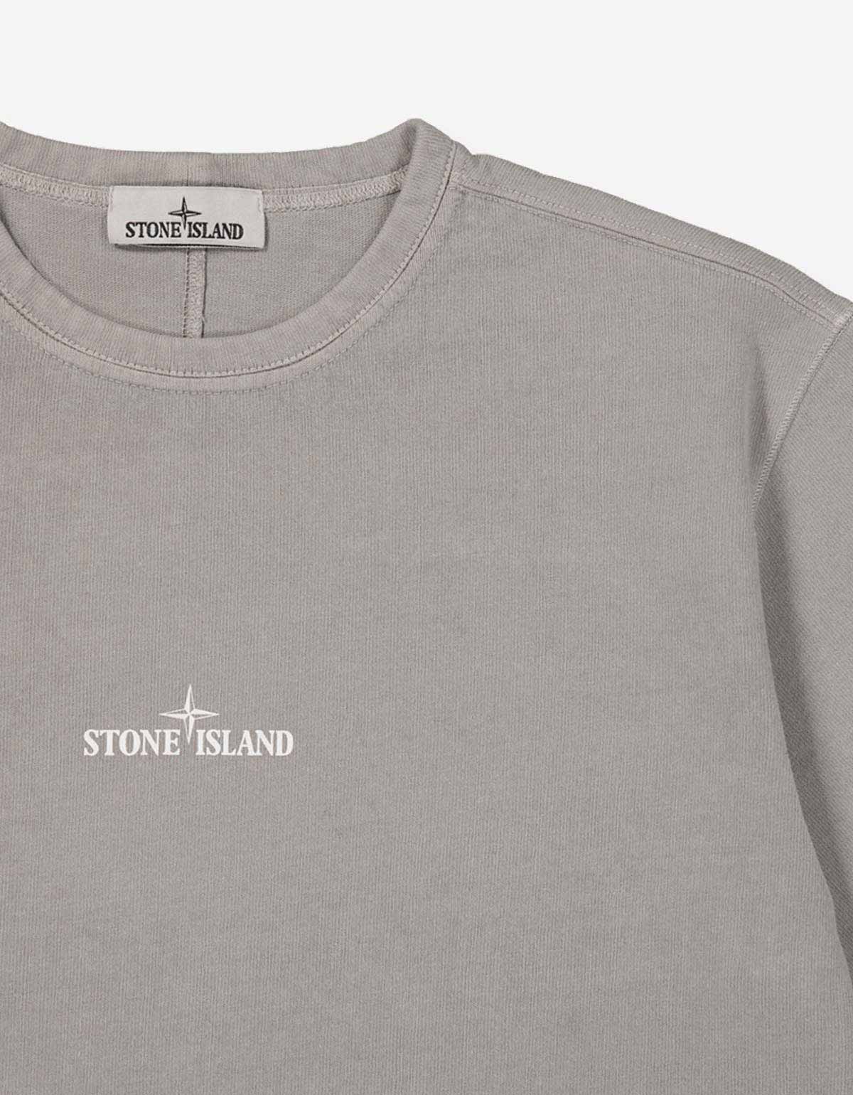 Stone Island Stone Island Stone Island  Grey Closed Loop Logo T-Shirt