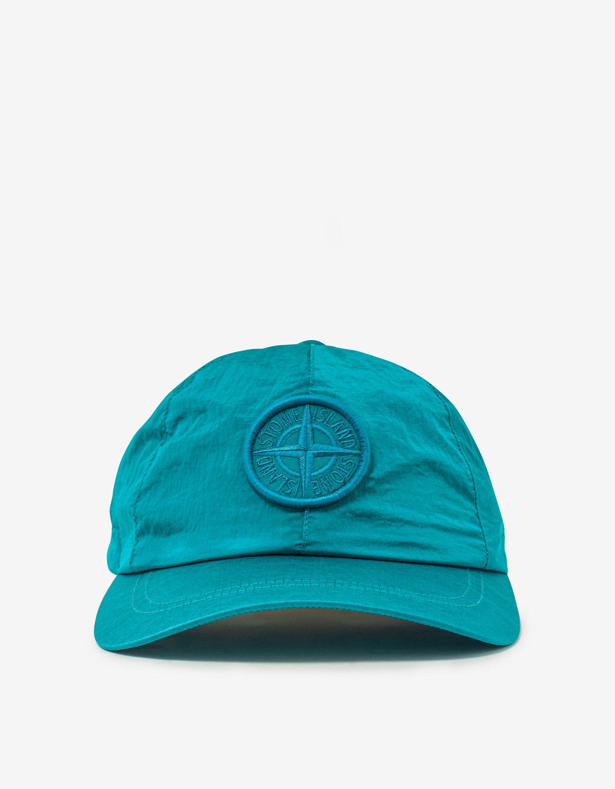 Stone Island Turquoise Nylon Metal Cap