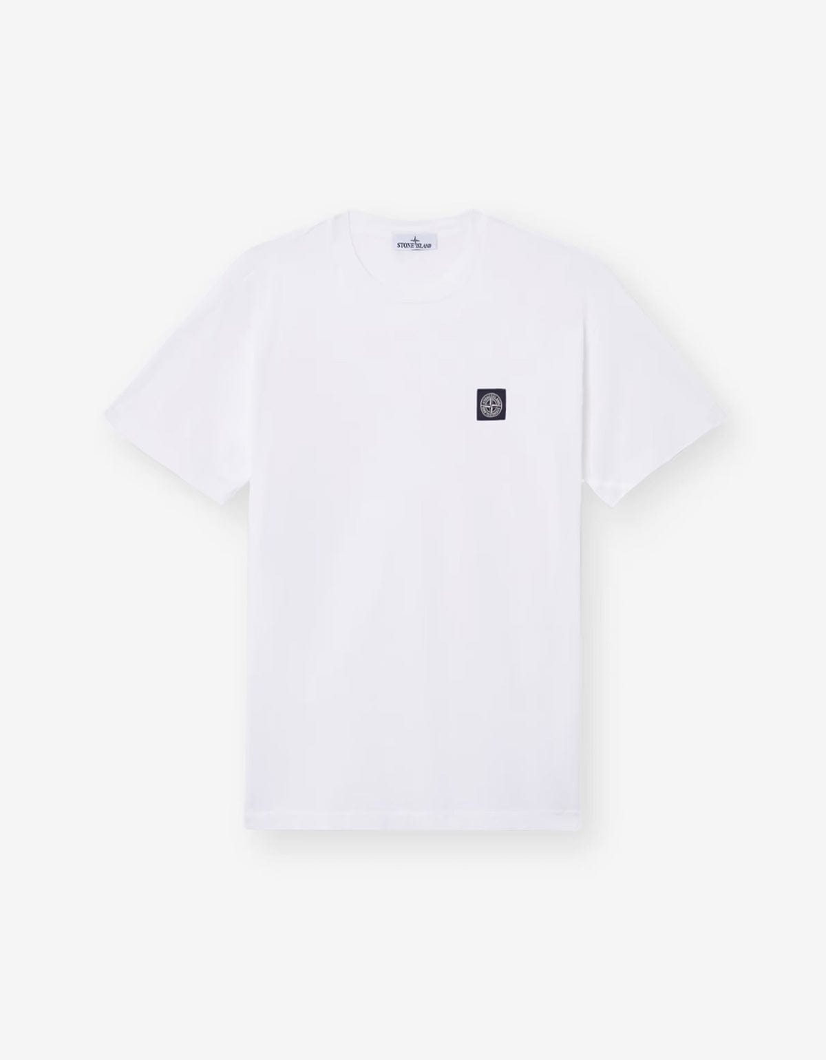 Stone Island White Compass Logo T-Shirt