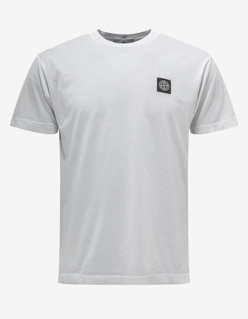 Stone Island White Compass Patch T-Shirt