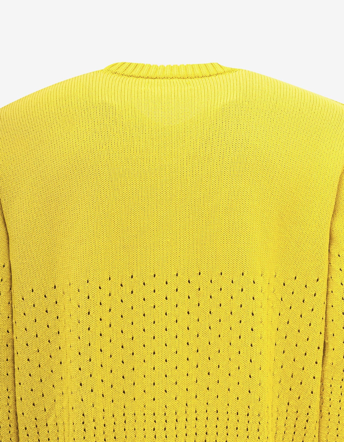 Stone Island Yellow Perforated Sweater