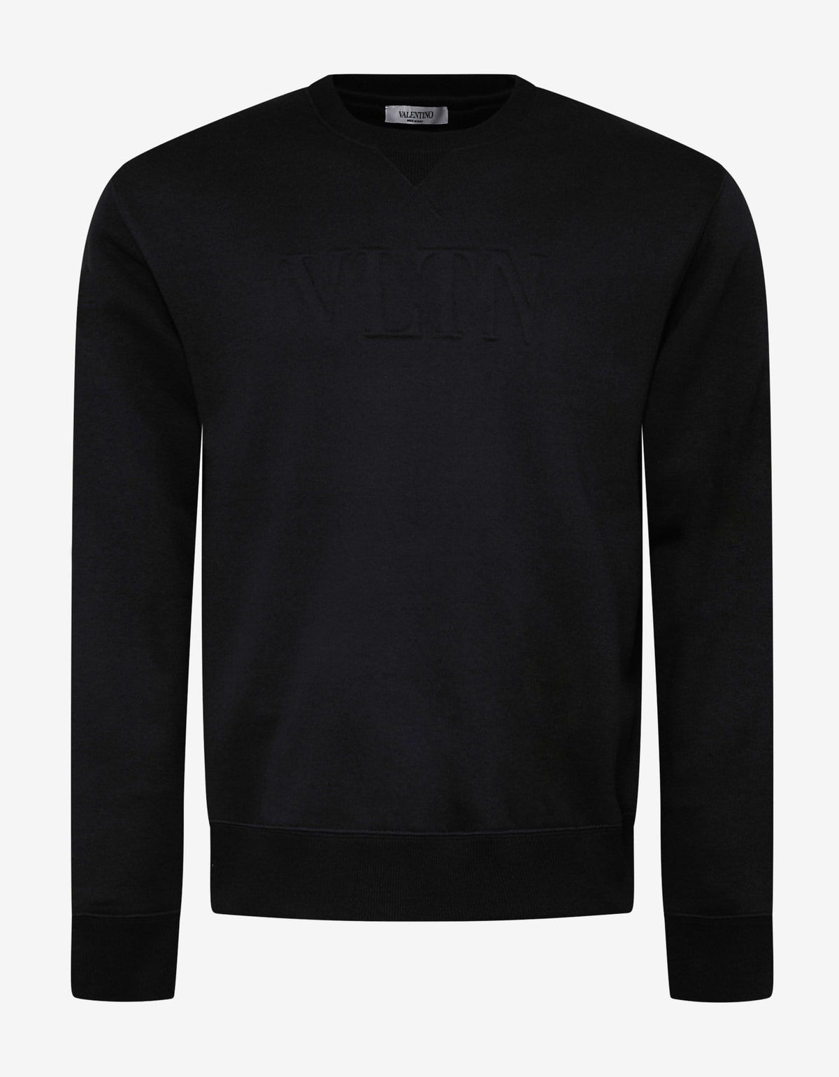 Valentino Black VLTN Logo Sweatshirt