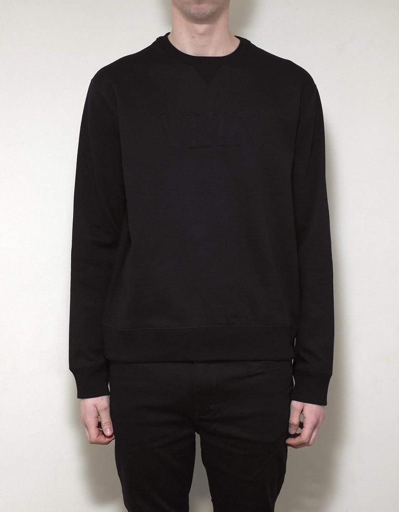 Valentino Black VLTN Logo Sweatshirt