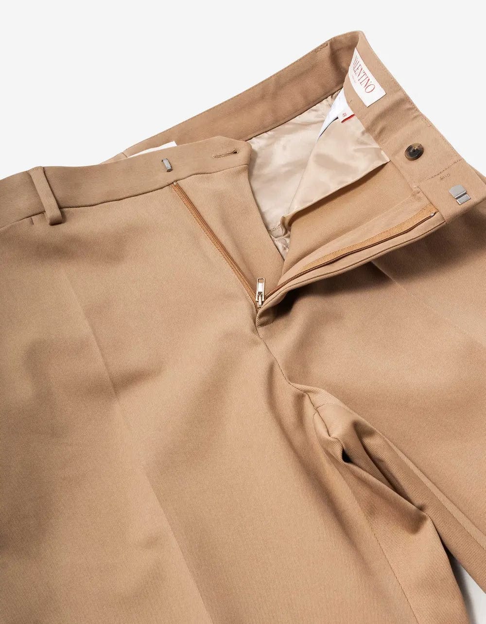 Valentino Garavani Beige Regular Fit Trousers