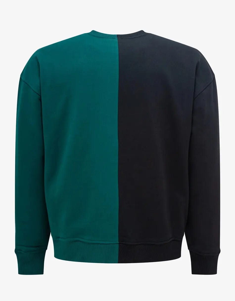 Valentino Garavani Black & Green Print Sweatshirt