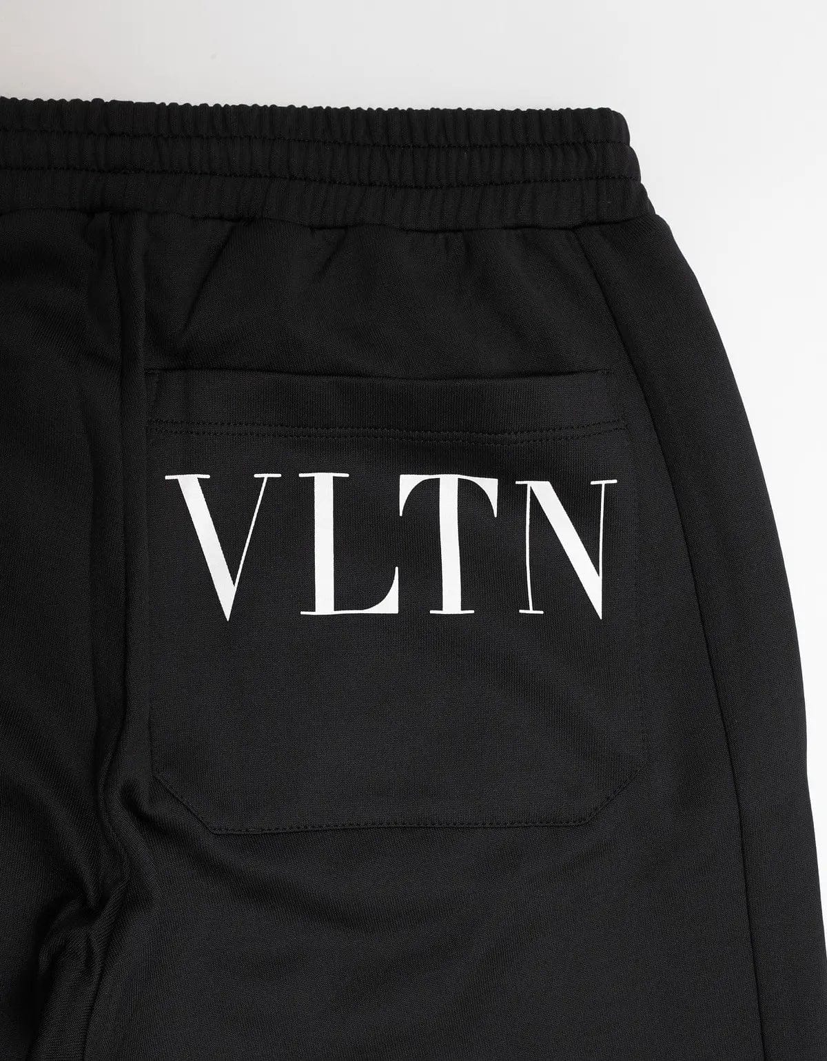 Valentino Garavani Black Nylon Blend VLTN Sweat Pants