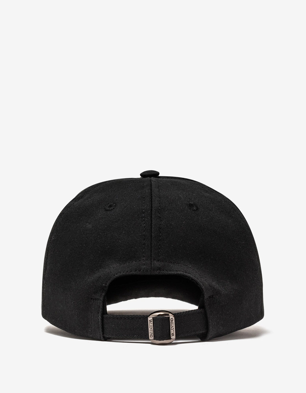 Valentino Garavani Black Rockstud Baseball Cap