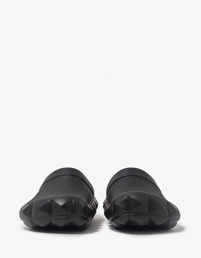 Valentino Garavani Black Roman Stud Turtle Clog