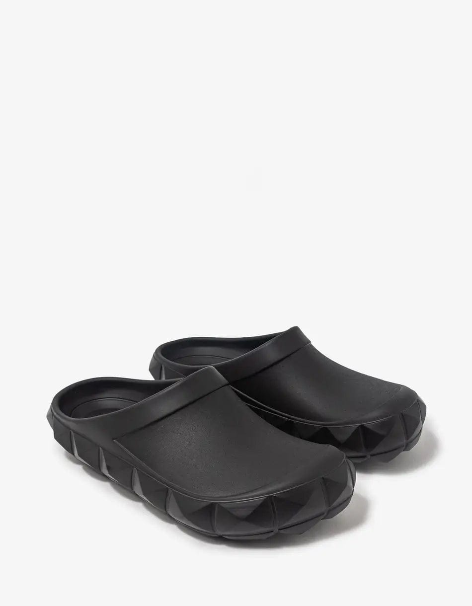 Valentino Garavani Black Roman Stud Turtle Clog