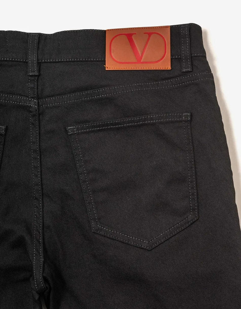 Valentino Garavani Black Skinny Fit Jeans