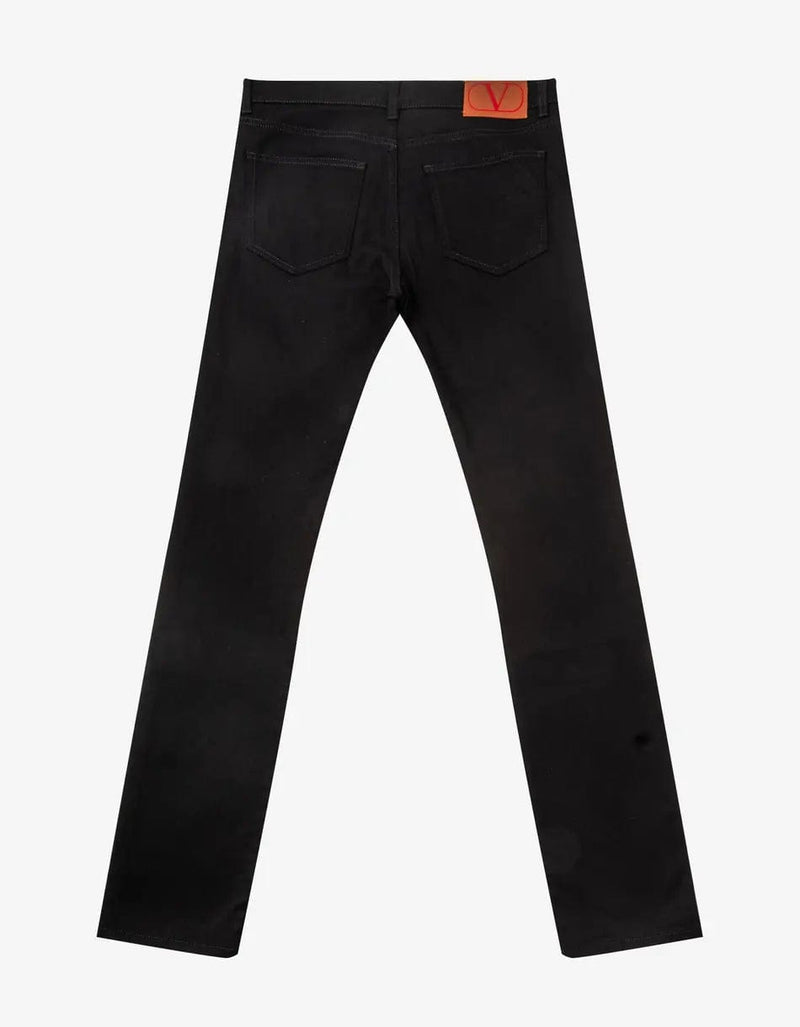 Valentino Garavani Black Skinny Fit Jeans